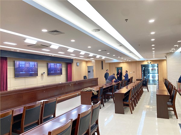 湖北省-仙桃市委政府会议室灯光改造