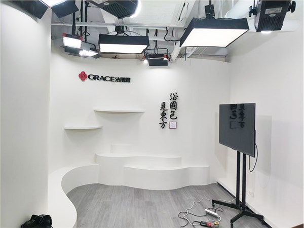 杭州洁丽雅-第3个直播间灯光搭建