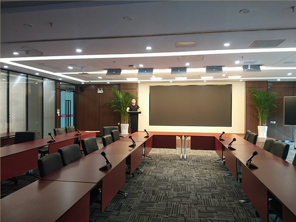 会议室灯光案例赏析：湖北消费金融会议室灯光