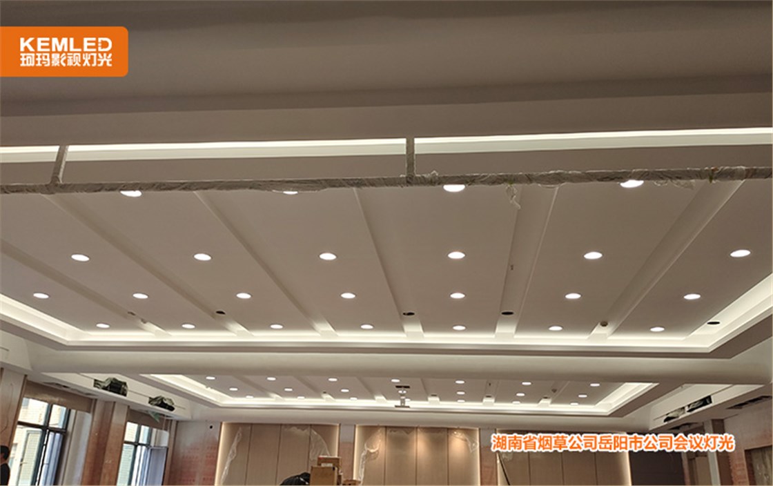 湖南省烟草公司岳阳市公司会议灯光4
