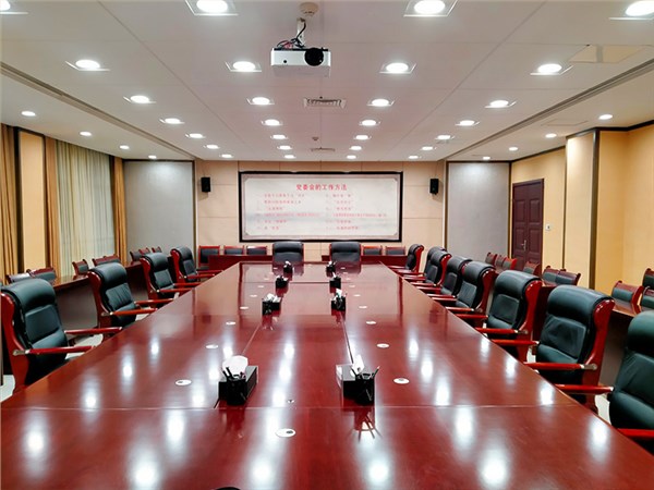 安徽凤阳县县委大楼会议室改造用的什么灯具？