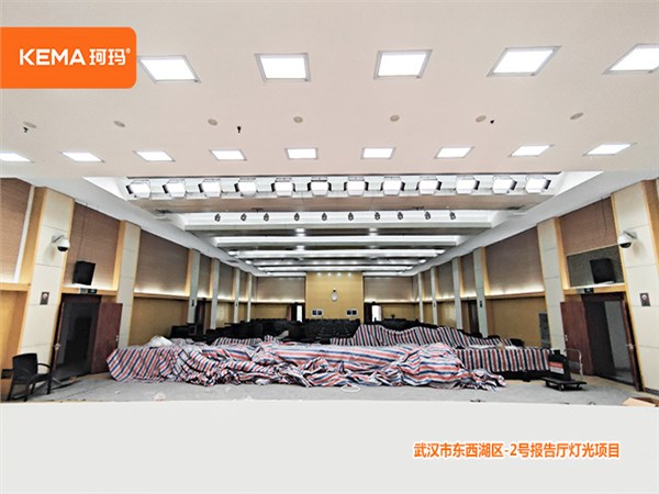 510㎡报告厅灯光:武汉东西湖区党校2号报告厅灯光改造项目 510㎡报告厅灯光:武汉东西湖区党校2号报告厅灯光改造项目