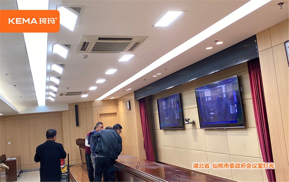 仙桃市委政府会议室灯光改造 (7)
