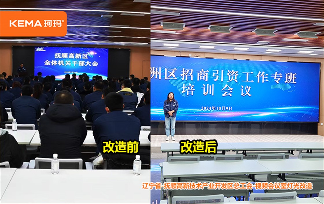 抚顺高新技术产业开发区总工会-视频会议室灯光改造 (1)