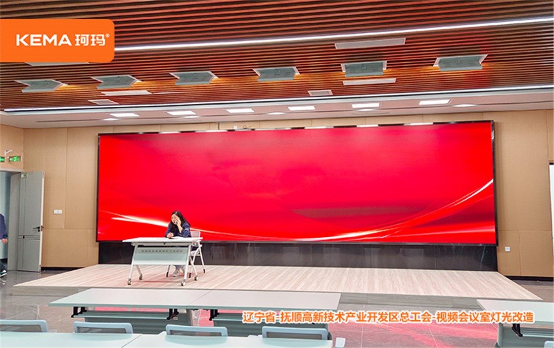 抚顺高新技术产业开发区总工会-视频会议室灯光改造 (8)