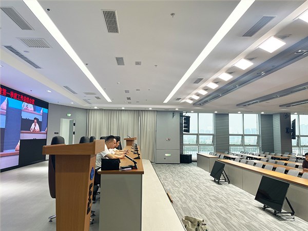 陕西省中国煤炭西安研究院364㎡报告厅灯光改造解决主席台脸黑