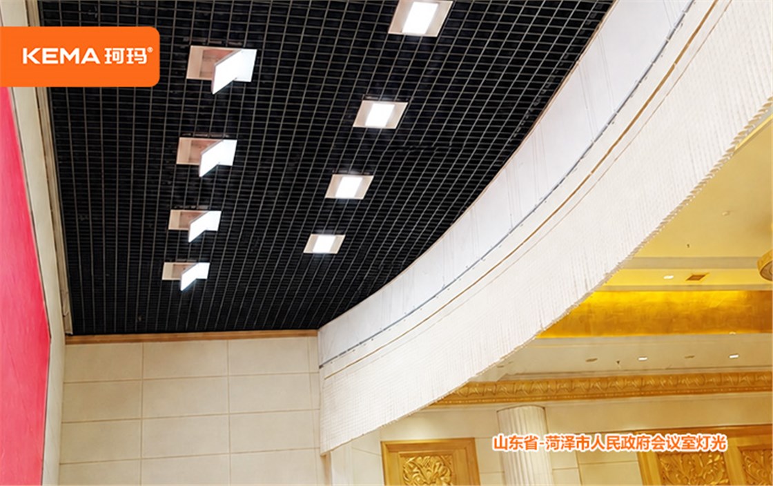 山东-菏泽市人民政府会议室灯光6