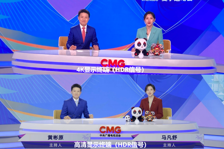 高清、4K终端显示HDR画面