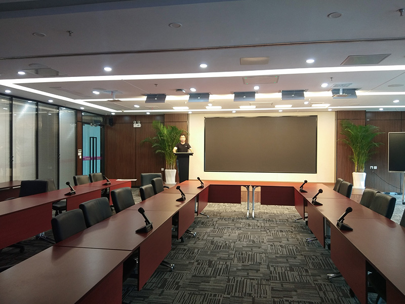 会议室灯光案例赏析：湖北消费金融会议室灯光