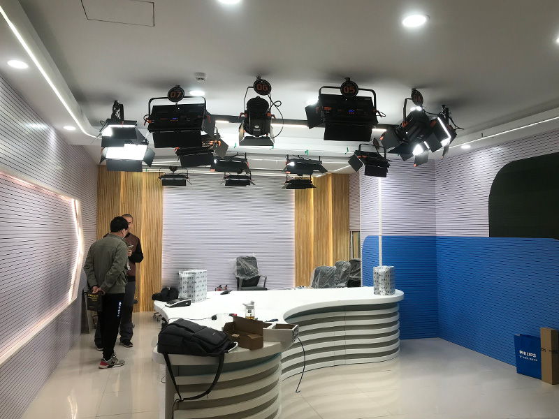 密云区融媒体中心灯光+挂灯支架安装项目