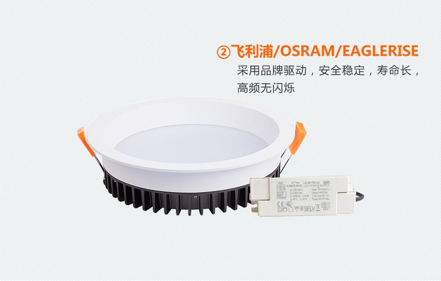 高清筒灯