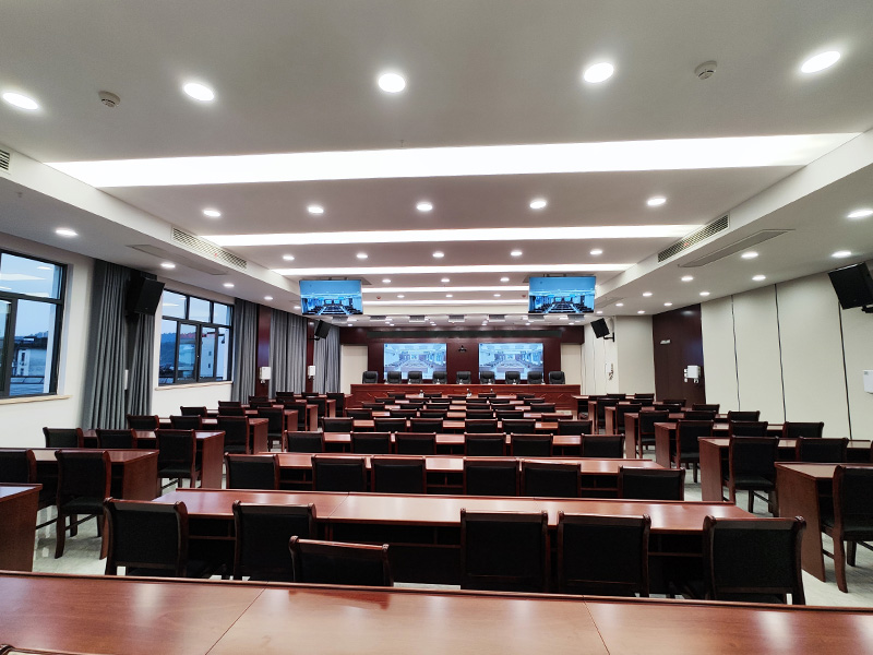 120人开会的视频会议室如何布置灯光能让拍照更高清？