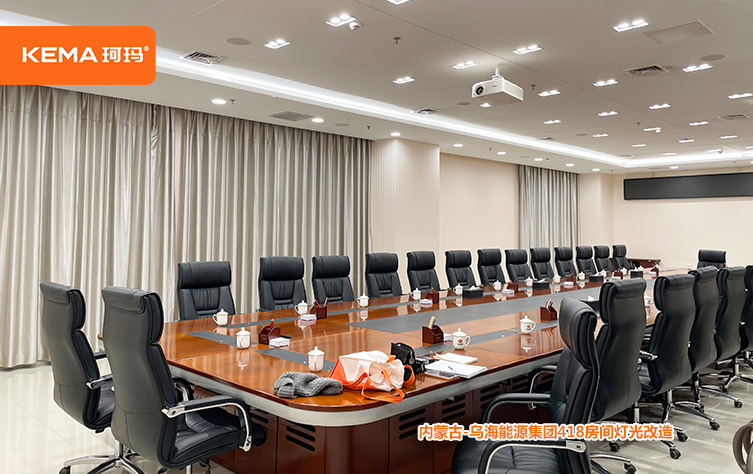 内蒙古乌海会议室灯光改造 (2)