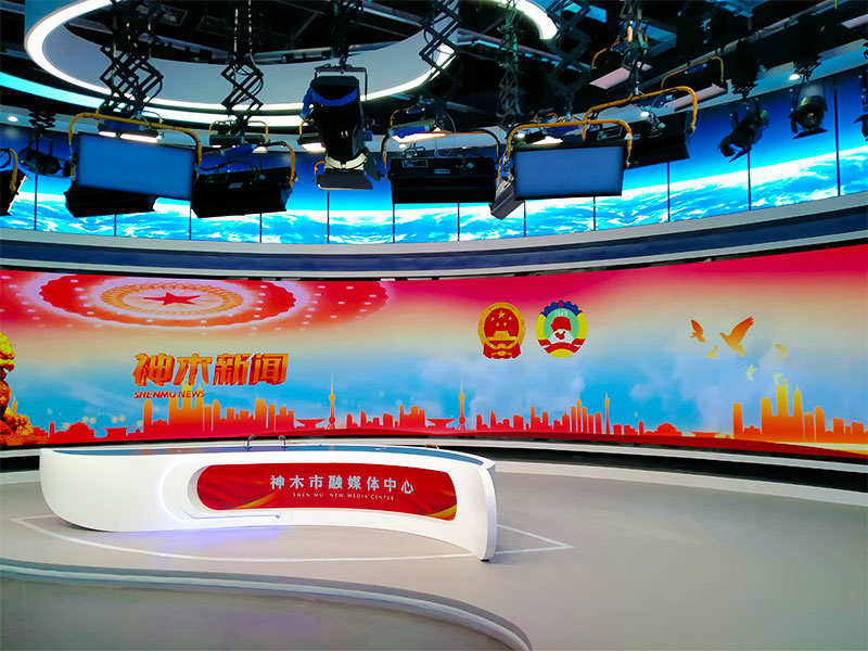 陕西省神木融媒体中心灯光改造