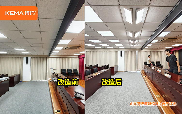 山东菏泽巨野银行会议室灯光1