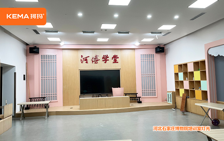 河北石家庄博物院培训室灯光2